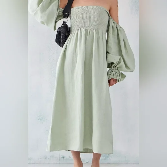green emerald velvet dress Simone Slip Dress